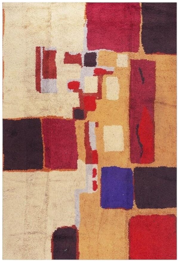 1920s multicolor geometric modern antique european art deco room sized wool rug 1 1920s multicolor geometric modern antique european art deco room sized wool rug