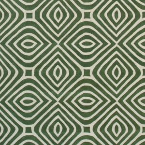 Green Modern Stripes Hand Tufted Wool Rug 5 x 8