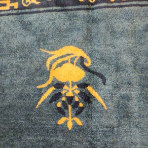 Antique Chinese - Peking Room Size Blue Rug, detail photo 1, stock number 25027
