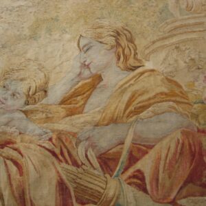 18th century French tapestry, the central figures, stock number 20319