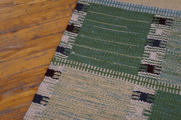 Contemporary swedish style flat weave rug, design sc_501e