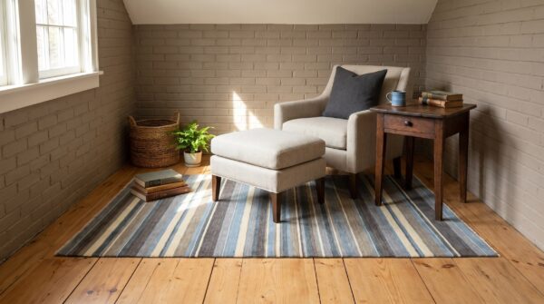 Lila fiona multicolor handmade wool rug 5 Lila fiona multicolor handmade wool rug - reading nook room view