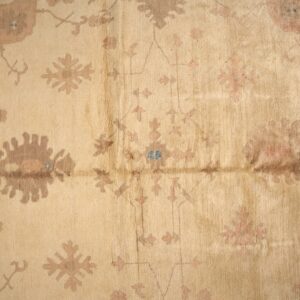 Peshawar hand knotted wool rug, Gold and Rust Oushak Design (SKU PS49496BG8X11), detail 7