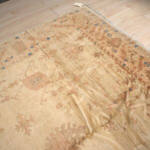 Peshawar hand knotted wool rug, Gold and Rust Oushak Design (SKU PS49496BG8X11), detail 8