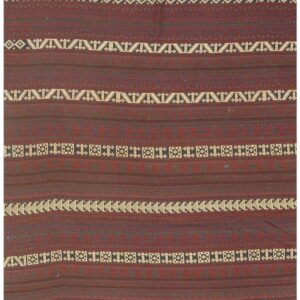 Traditional Geometric Tribal Vintage Mid-Century Turkish Decorative Kilim Rug