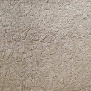 Warm Light Washed Out Cream Color Minimalist Open Field Antique Chinese Deco Rug, detail photo 5, stock number 21868