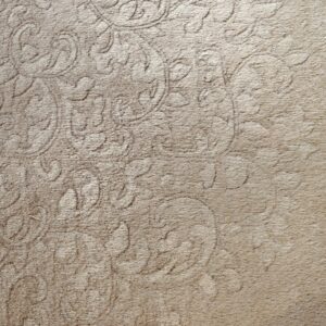 Warm Light Washed Out Cream Color Minimalist Open Field Antique Chinese Deco Rug, detail photo 6, stock number 21868