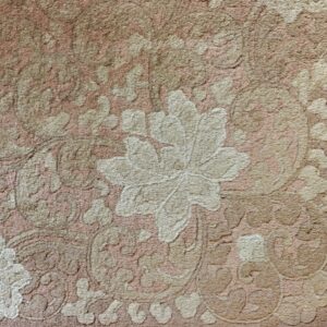 Warm Light Washed Out Cream Color Minimalist Open Field Antique Chinese Deco Rug, detail photo 7, stock number 21868